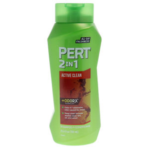 2 in 1 Active Clean Shampoo and Conditioner by Pert for Unisex 25.4 oz